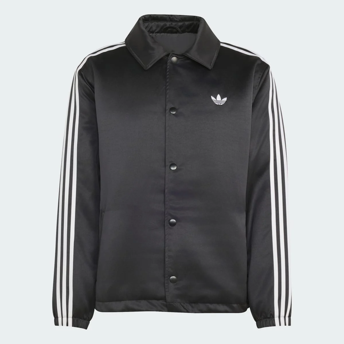 3-Stripes Satin Padded Jacket Black